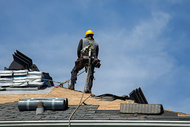 Professional Roof Replacement technician working in Pikesville, MD